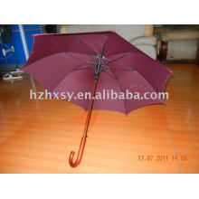 wood handle straight umbrella